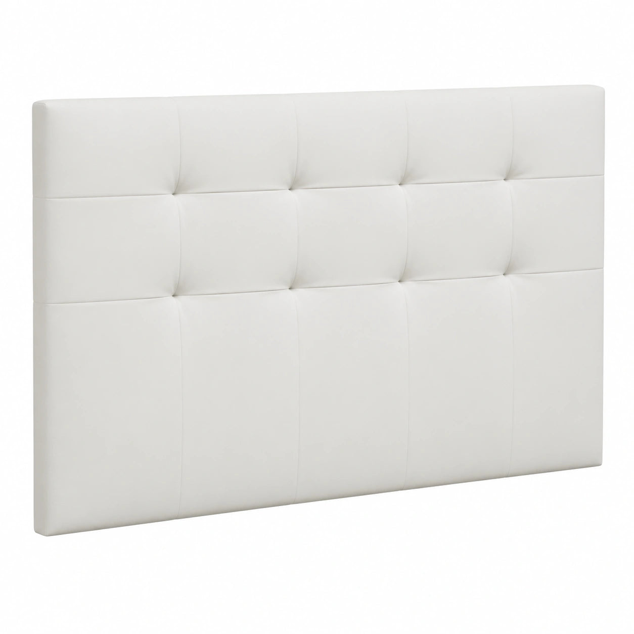 Cabecero Olson JC en Polipiel Blanca 150x50x4 cm