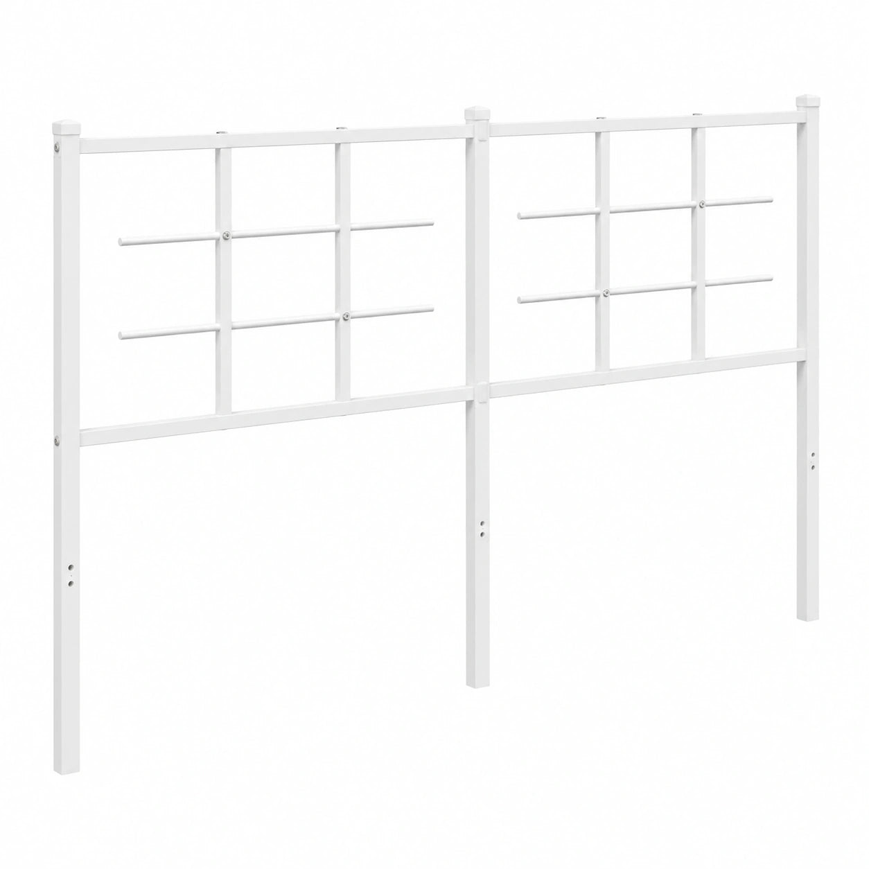Cabecero de Metálico Blanco 160 cm para Dormitorio - Diseño Decorativo
