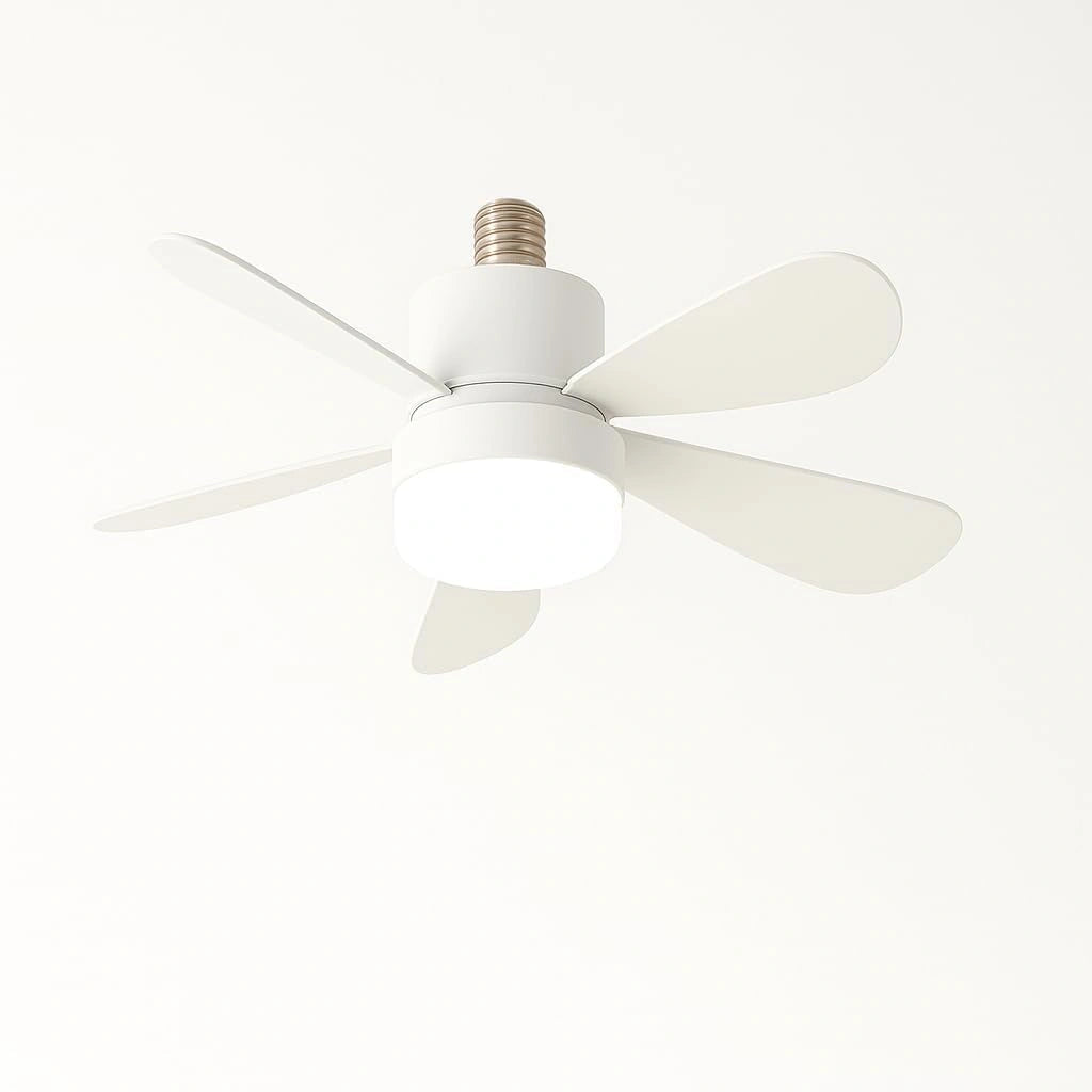 Ventilatore da soffitto, 42CM, con telecomando, a LED, silenzioso