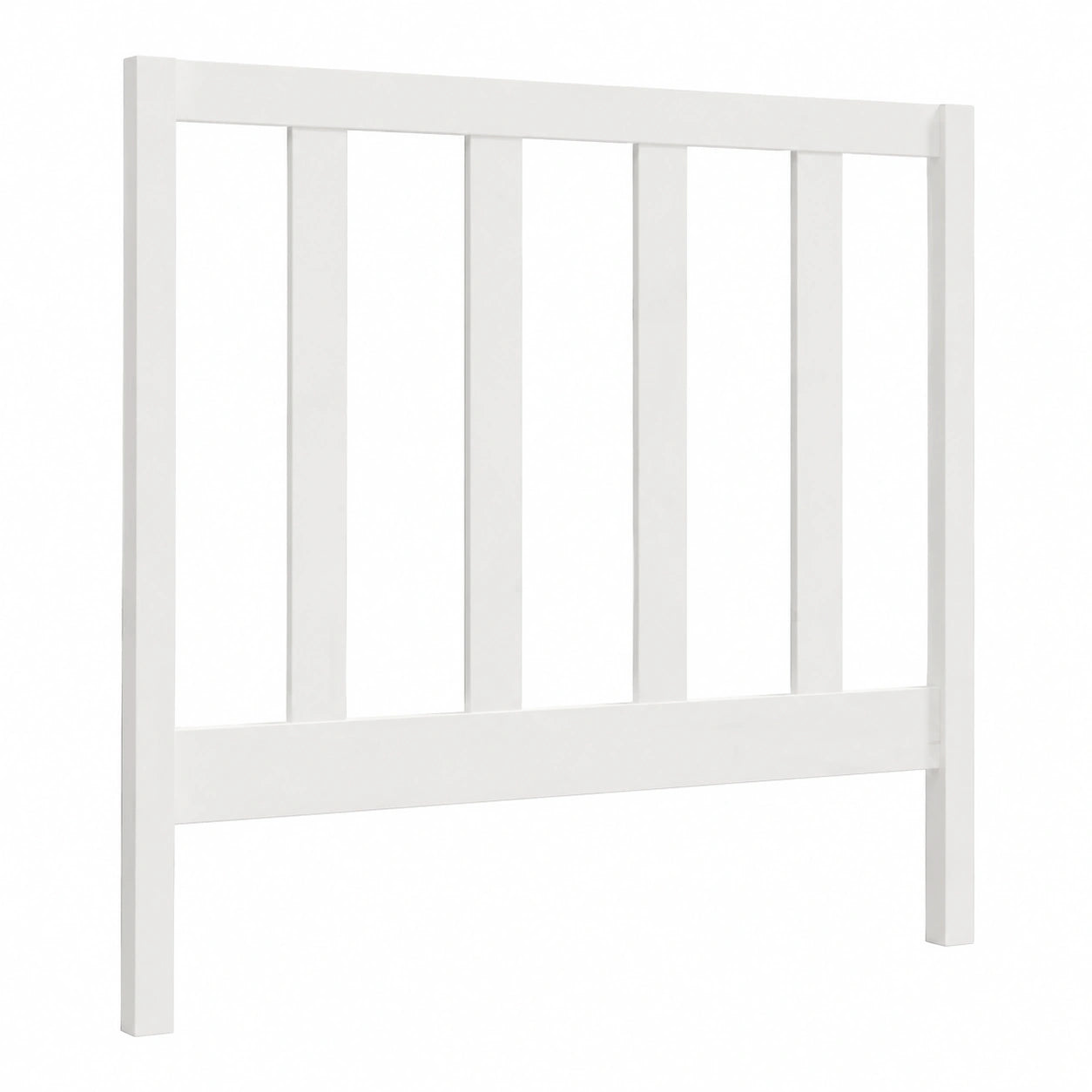 Cabecero Tapizado de Pino Blanco para Dormitorio 95x4x100 cm