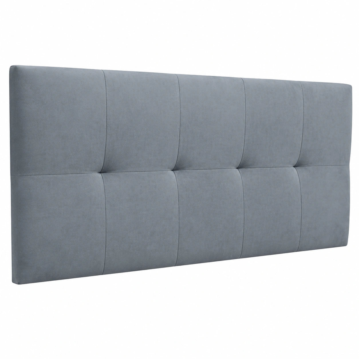Cabecero Jensen JC de Terciopelo Gris 150x50 cm