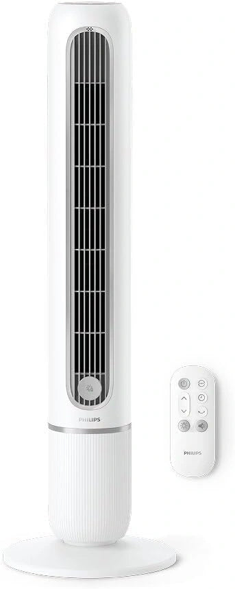 Philips, Ventilatore, 24 dB, con timer, silenzioso, Bianco