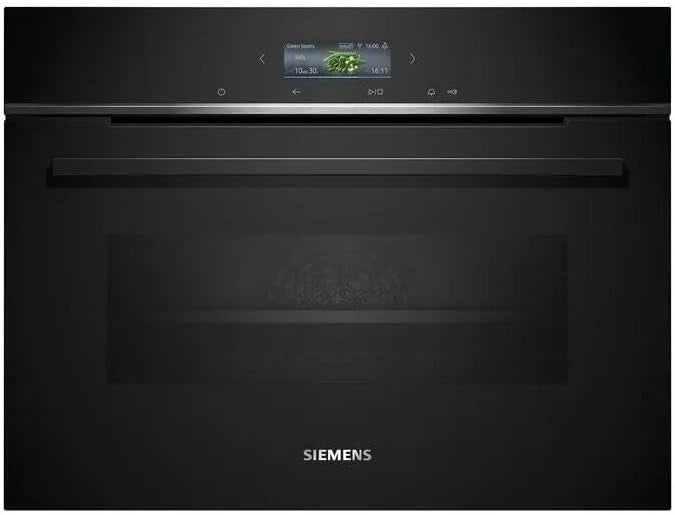 Siemens CB734G1B1 iQ700, Forno elettrico, 45 cm, con display digitale, automatico, Nero