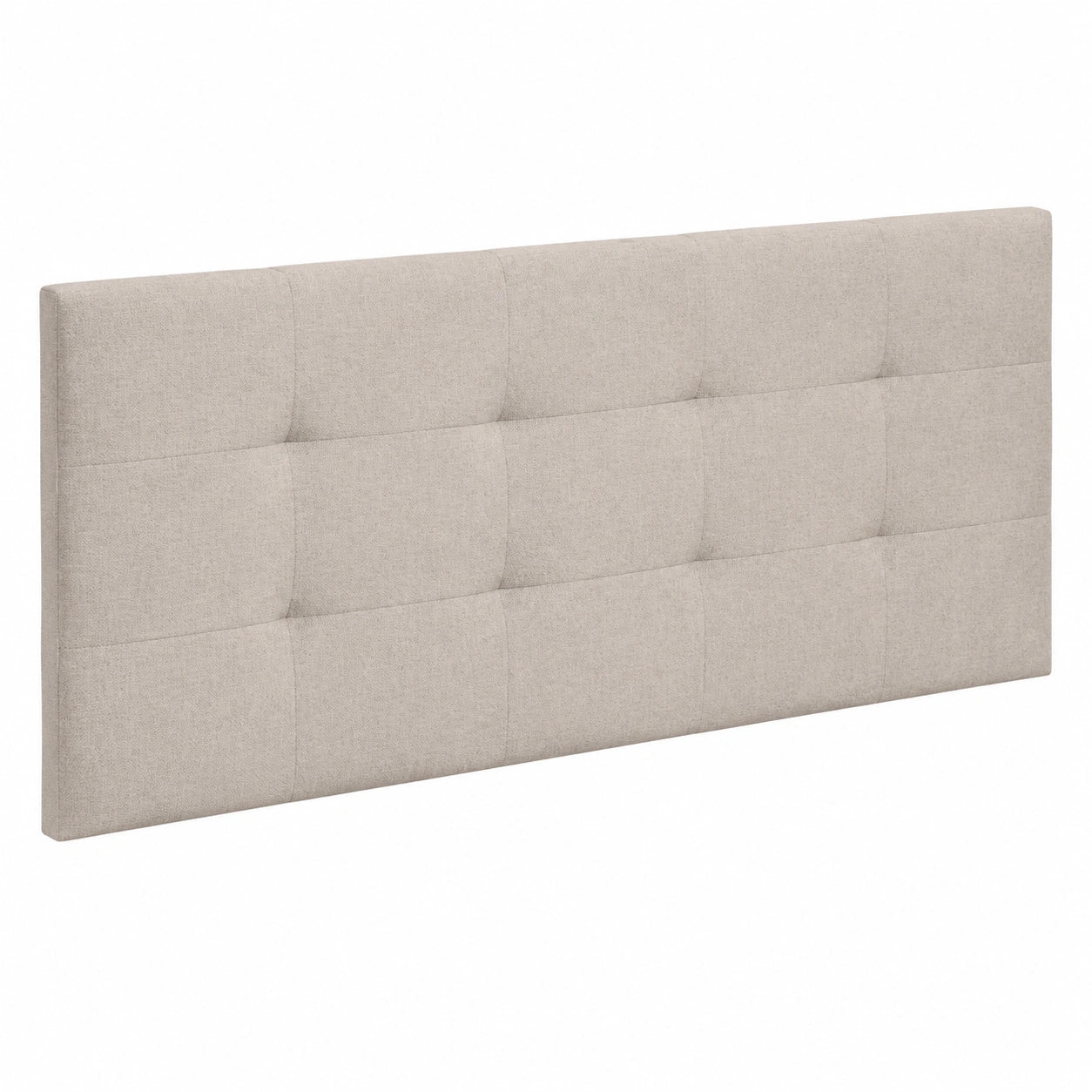Cabecero Tapizado Crudo Antimanchas 151x70 cm para Camas 135/150 cm