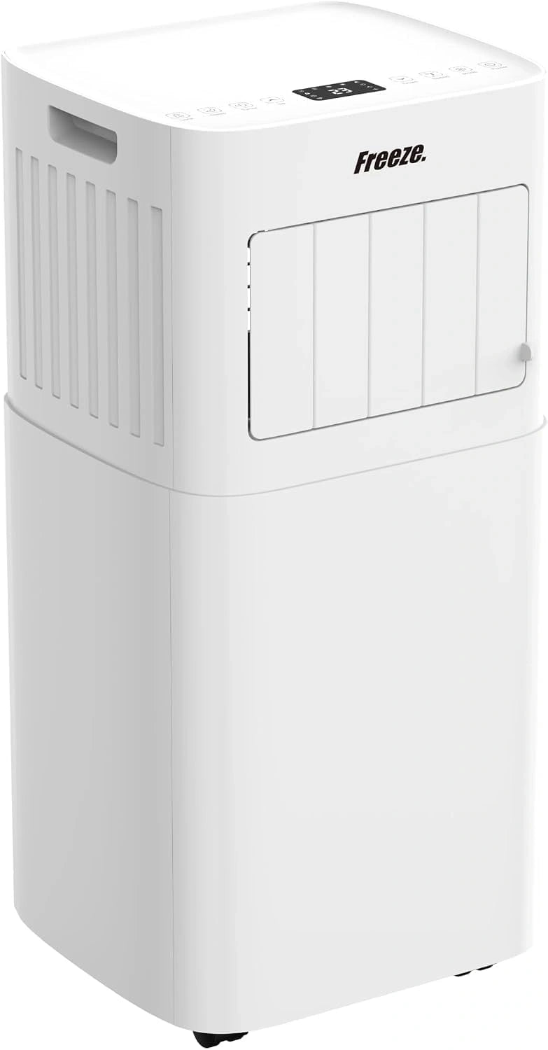Freeze., Climatizzatore portatile, 9000BTU, con telecomando, con timer, con display digitale, Bianco