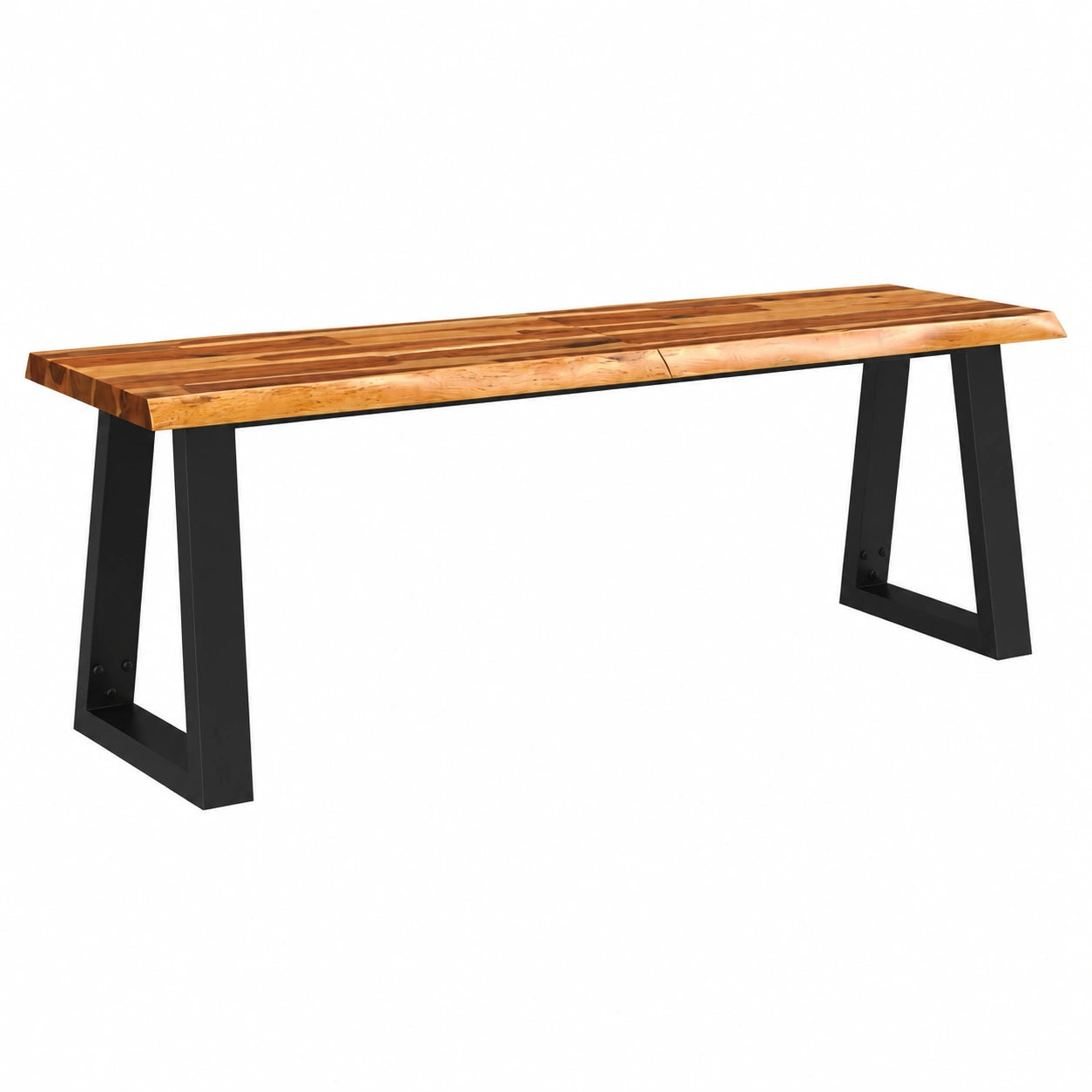 Banco de Comedor de Madera Maciza de Acacia 140 cm para Salón