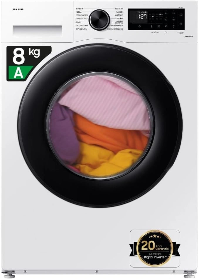 Samsung, Lavatrice, 60l, 8 Kg, con Wi-Fi