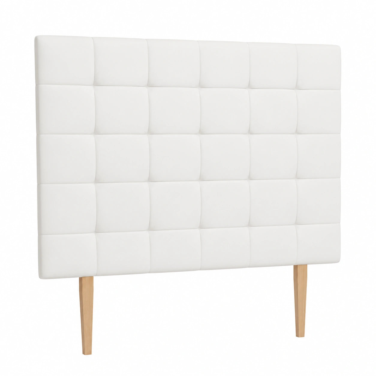 Cabecero Tapizado Corfú para Cama de 150 cm, Color Blanco