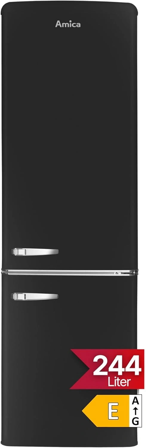 Amica KGCR 387, Frigorifero, 181 cm, 55 cm, 62 cm, Nero