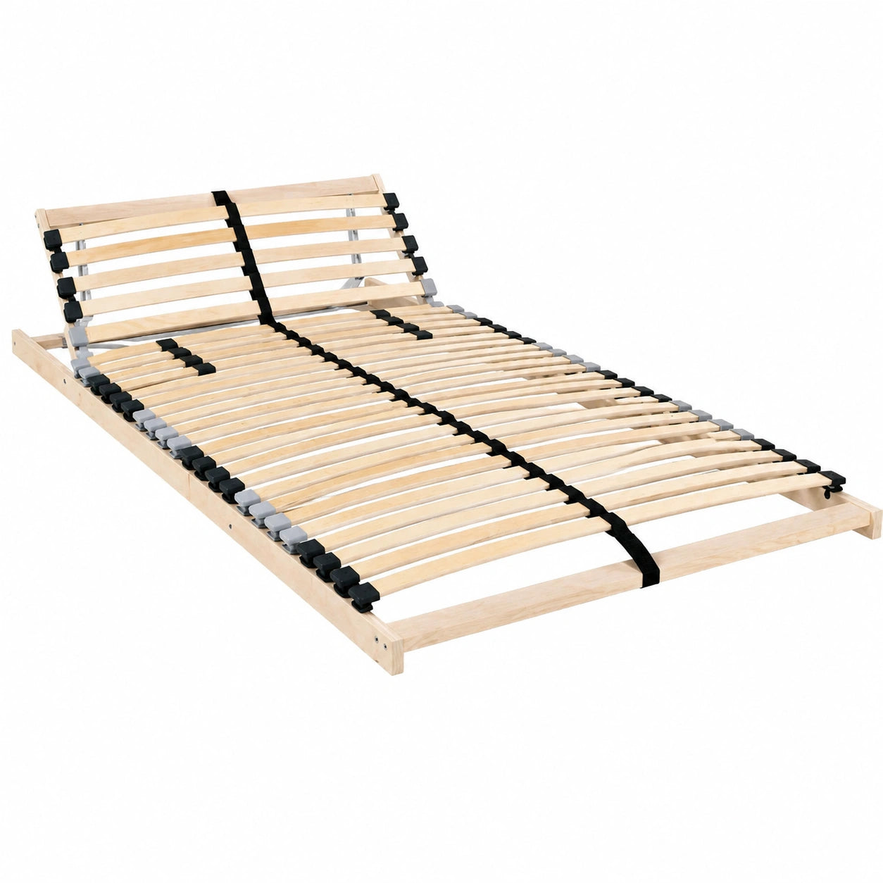 Somier de Madera de 80x200 cm con 28 Láminas, Estructura para Dormitorio Moderno
