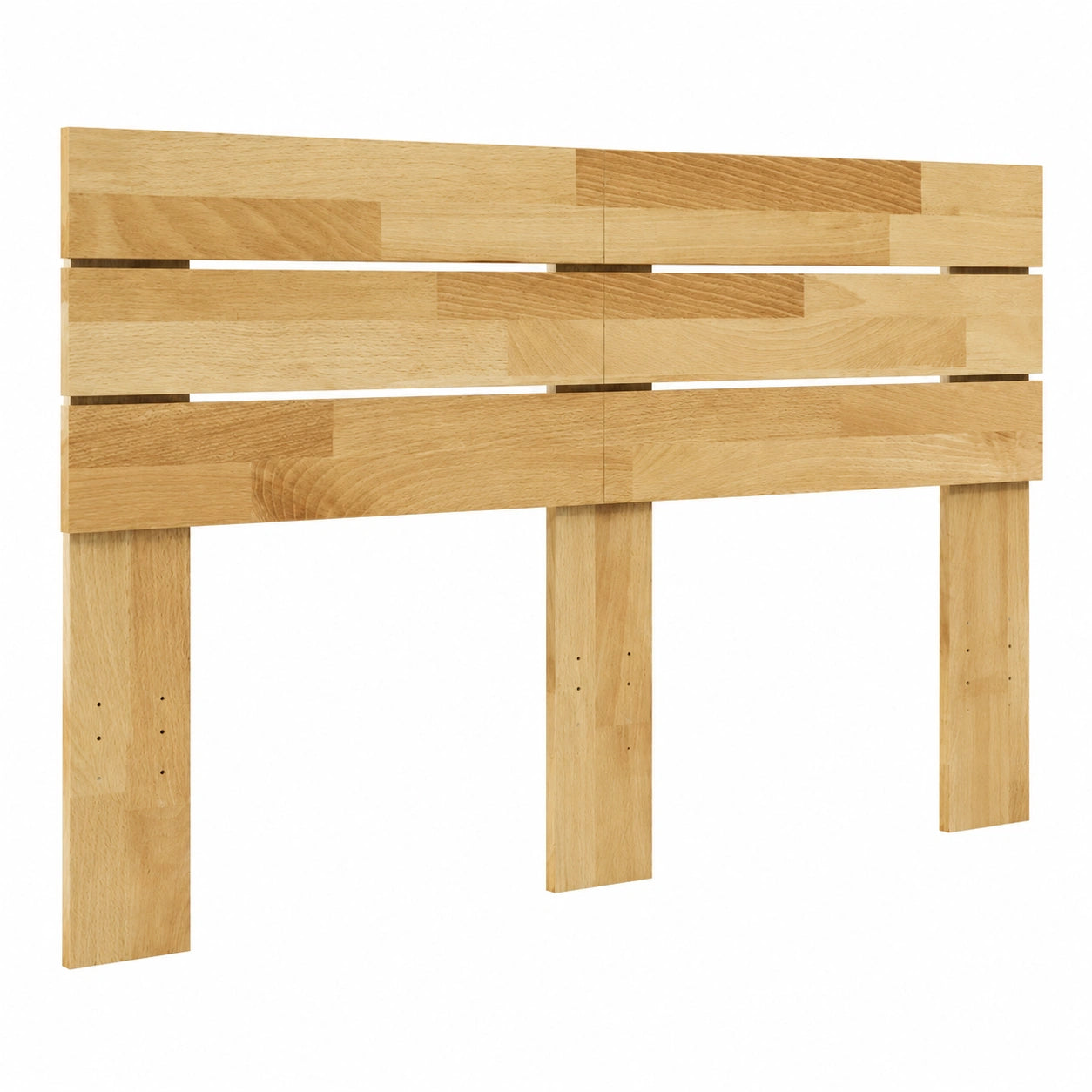 Cabecero de Roble Macizo 120 cm vidaXL