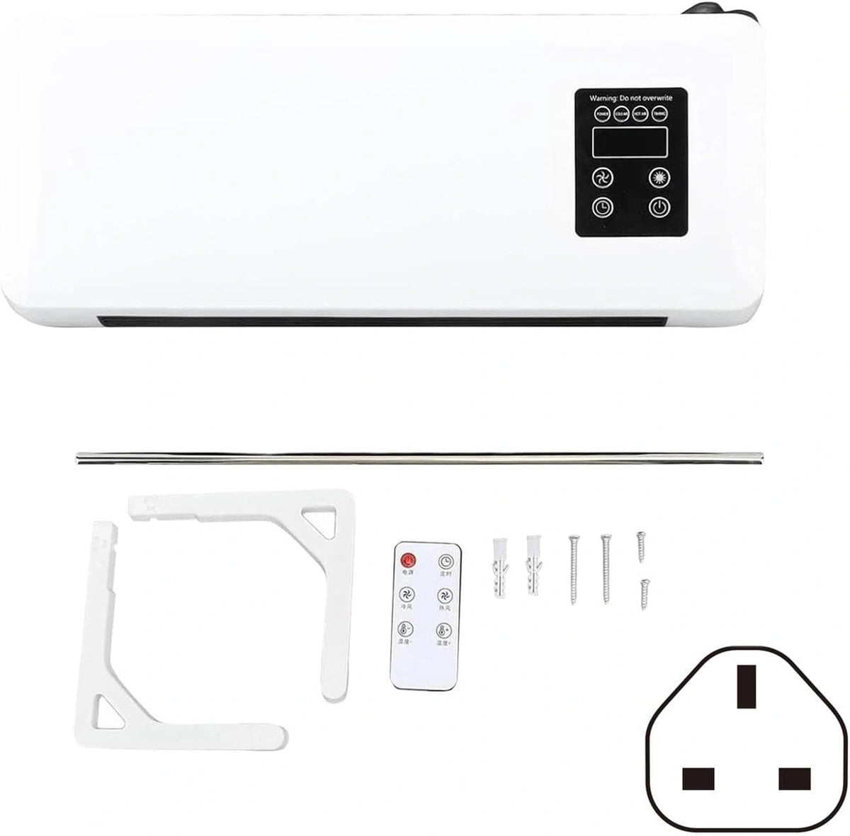 Climatizzatore portatile, con telecomando
