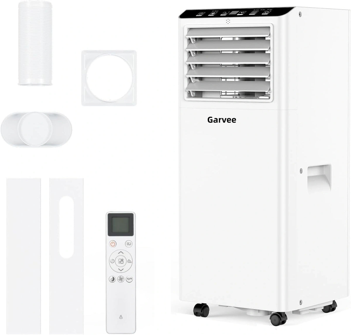 Garvee, Climatizzatore portatile, 7000 BTU, con timer, portatile, silenzioso