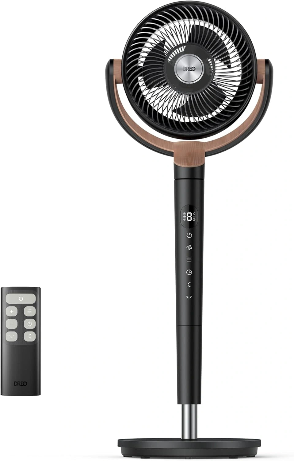 DREO, Ventilatore, 107 cm, 20 dB, silenzioso, regolabile