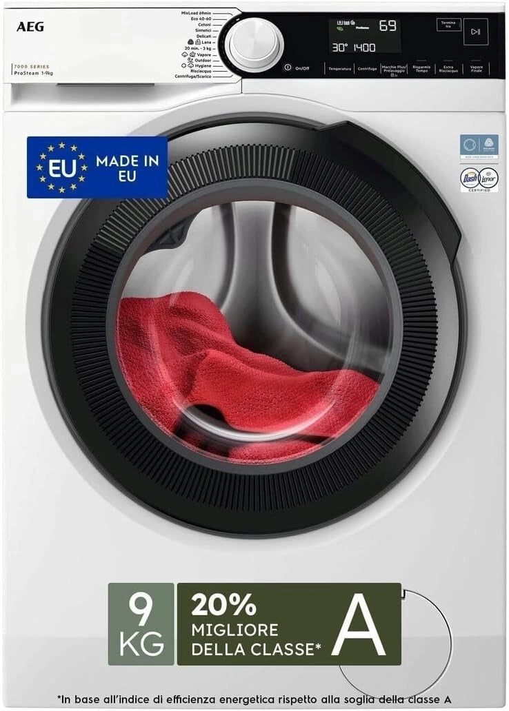 AEG, Lavatrice, 9 kg