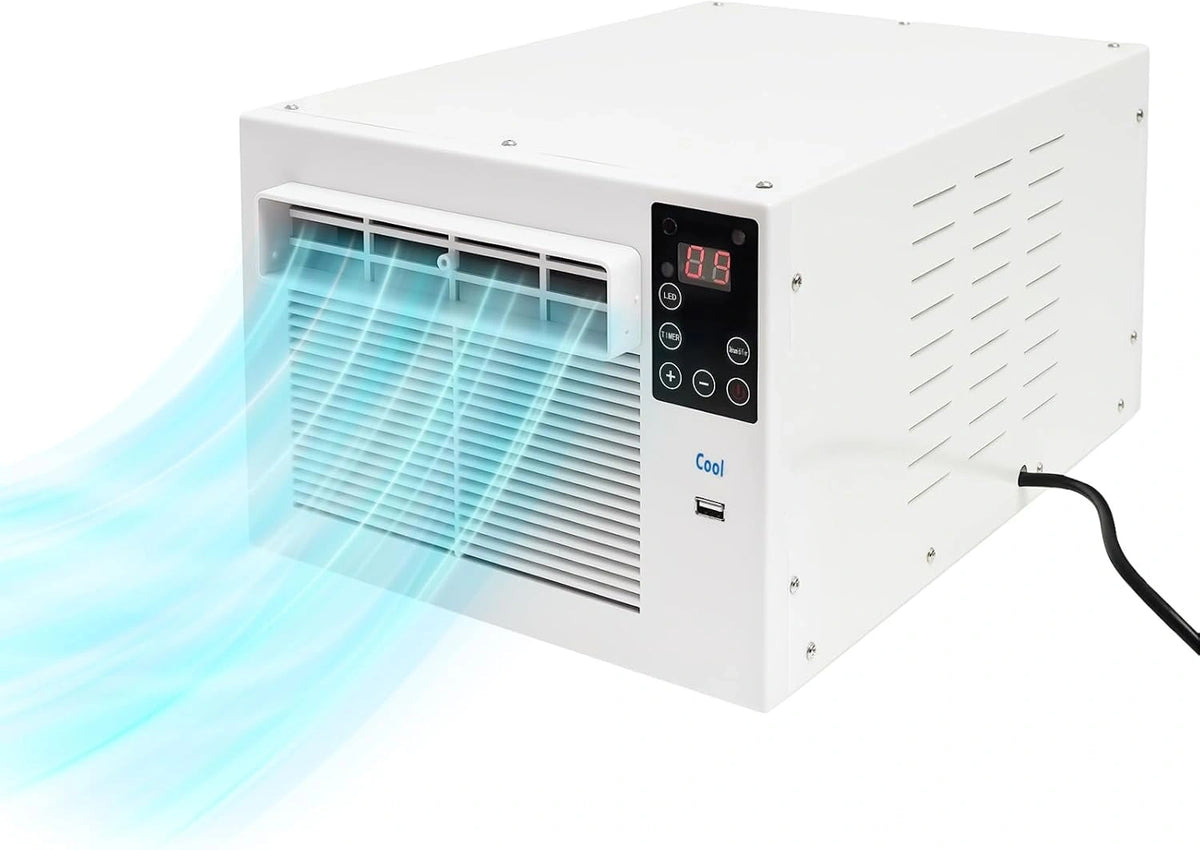 Dispositivo, Climatizzatore portatile, 280 W, 20,5 cm, con timer, portatile