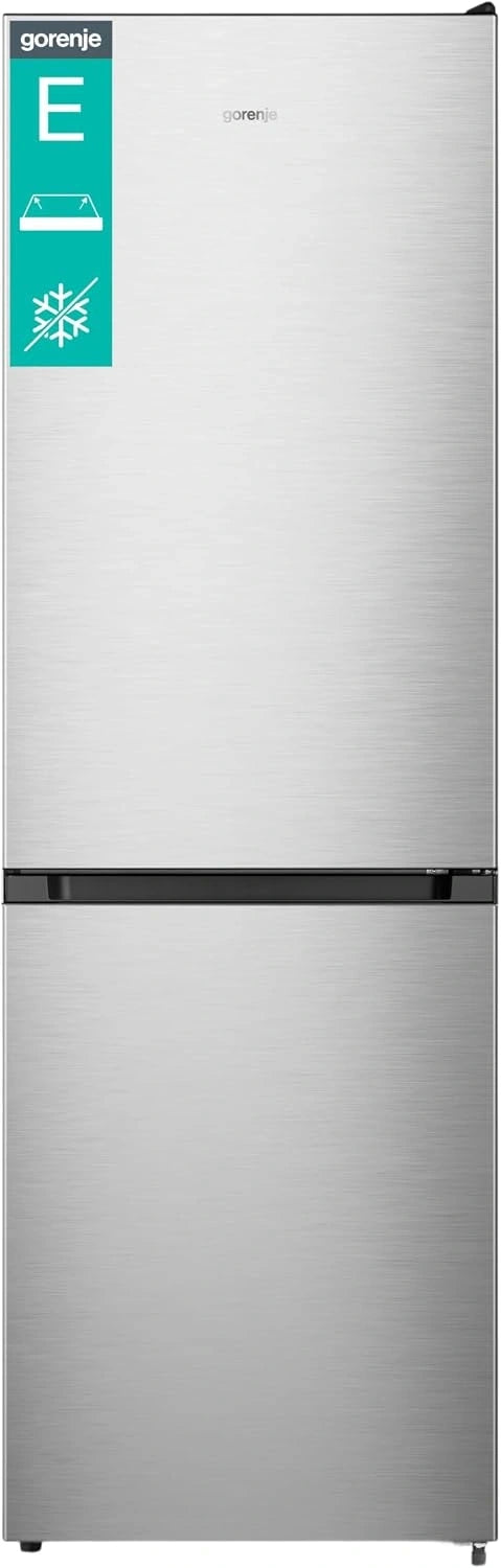 Gorenje NRK619EPXL4, Frigorifero, 304 litri, 186 cm, Argento