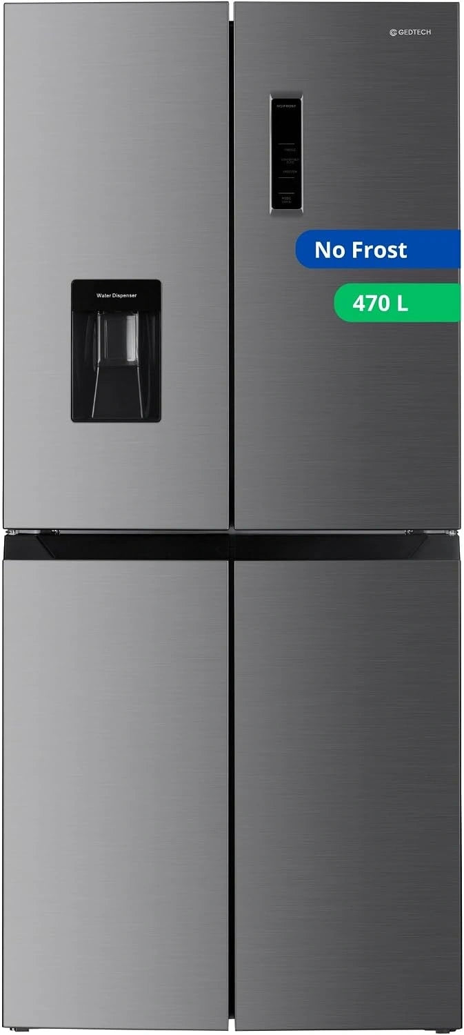 GEDTECH, Frigorifero, 470L, 301L, 169L, Argento