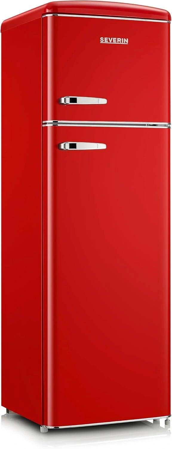 SEVERIN RKG 8983, Frigorifero, 246 L, 39 dB, a LED, Rosso
