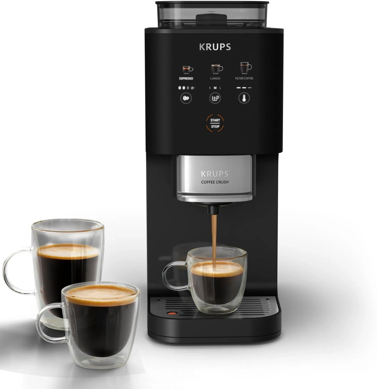 Krups, Macchina da caff¨¨, automatico, Nero