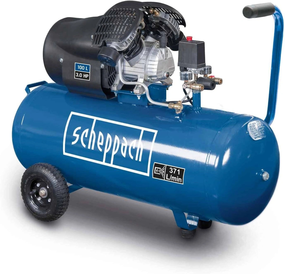 Scheppach, Compressore d'aria, 100 l, 8 bar
