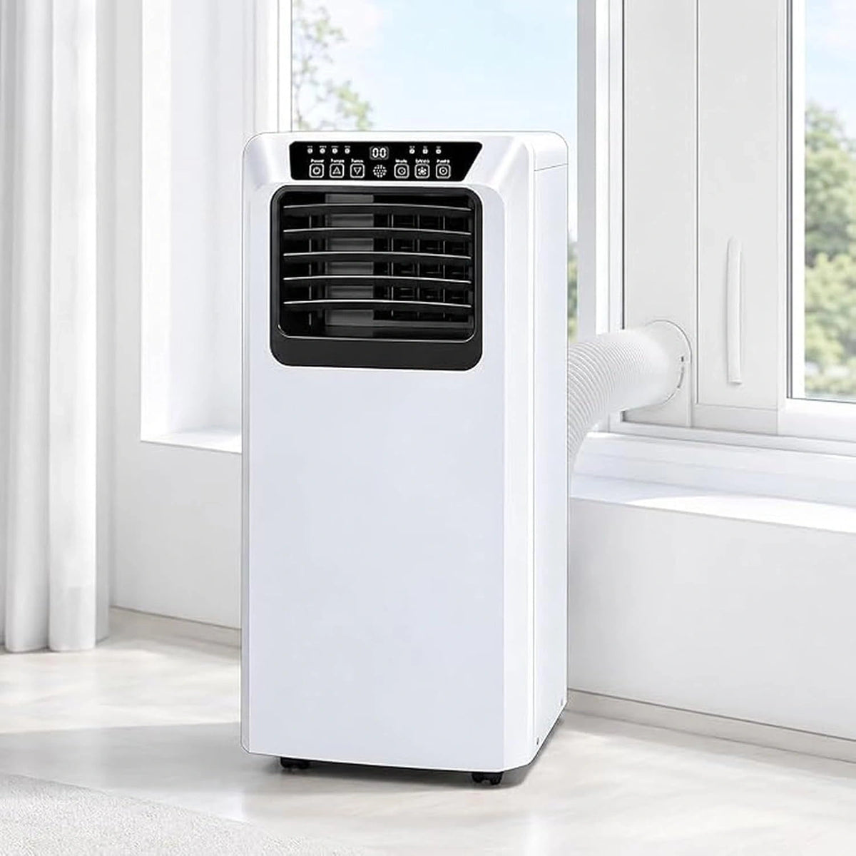 Climatizzatore portatile, 9000 BTU, con timer, portatile, silenzioso