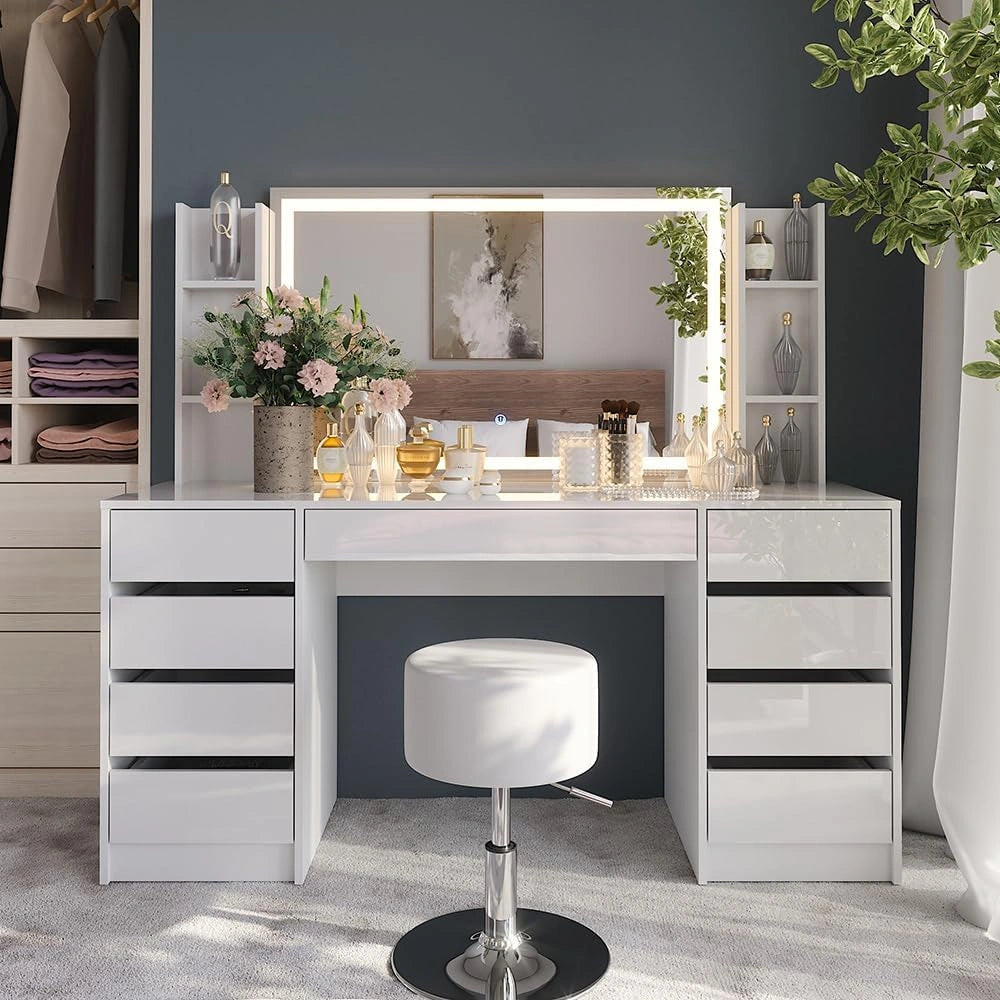 Vicco, Tavolo, 158.2 cm, Bianco