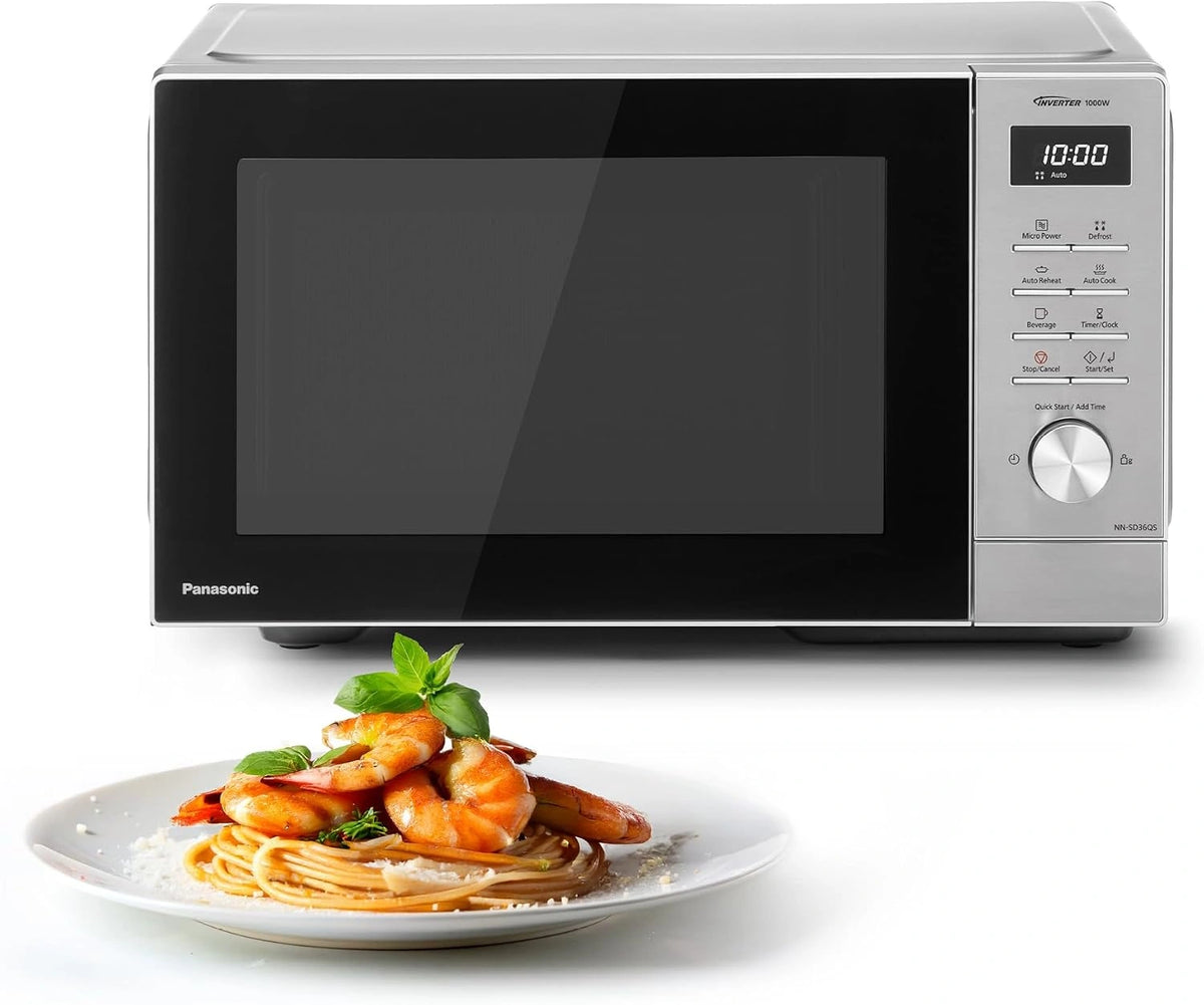 Panasonic NN-SD36QSEPG, Forno a microonde, 1000W, 29L, con timer, automatico, Argento