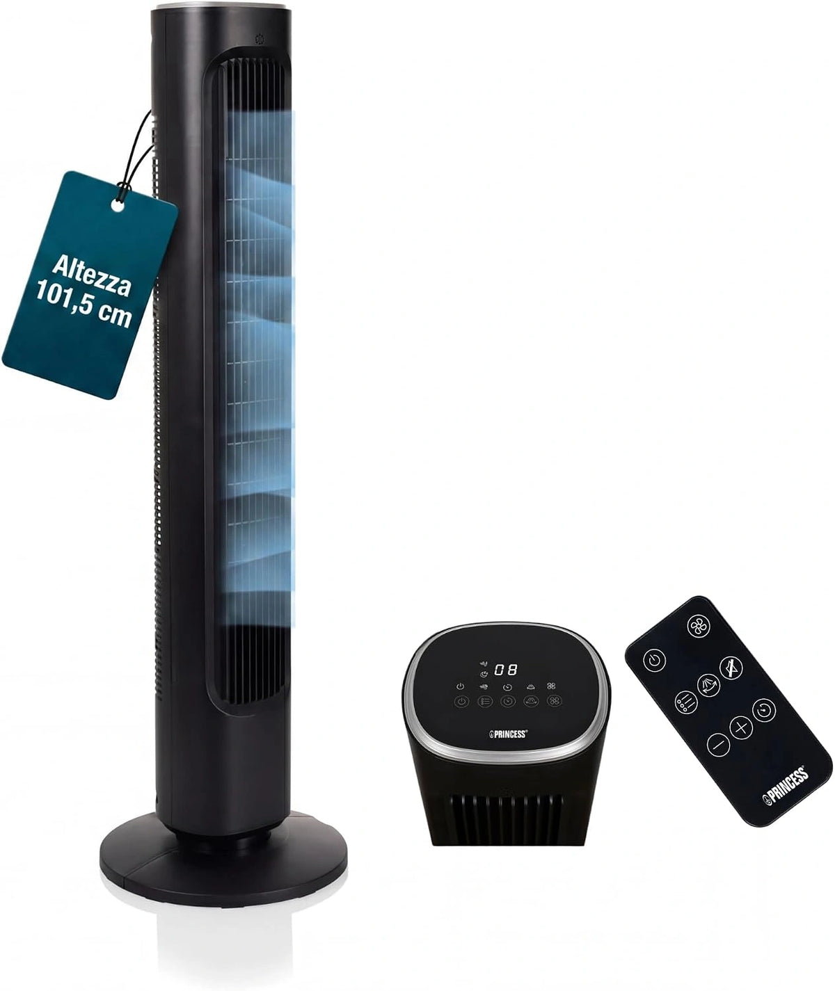 Princess, Ventilatore, 50 W, 103 cm, silenzioso