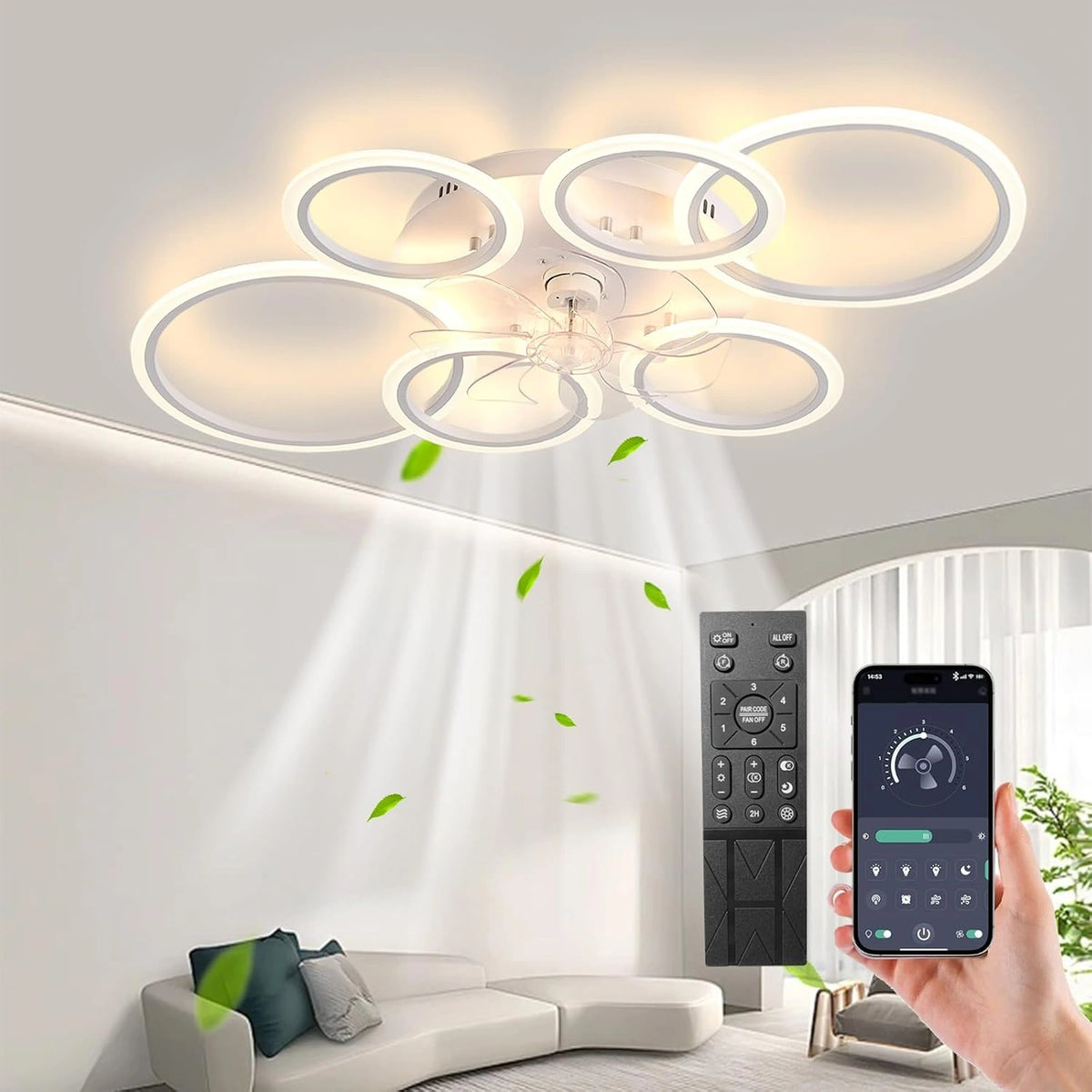 MiiR, Prodotto per casa e tempo libero, 81W, 110cm, a LED, Bianco