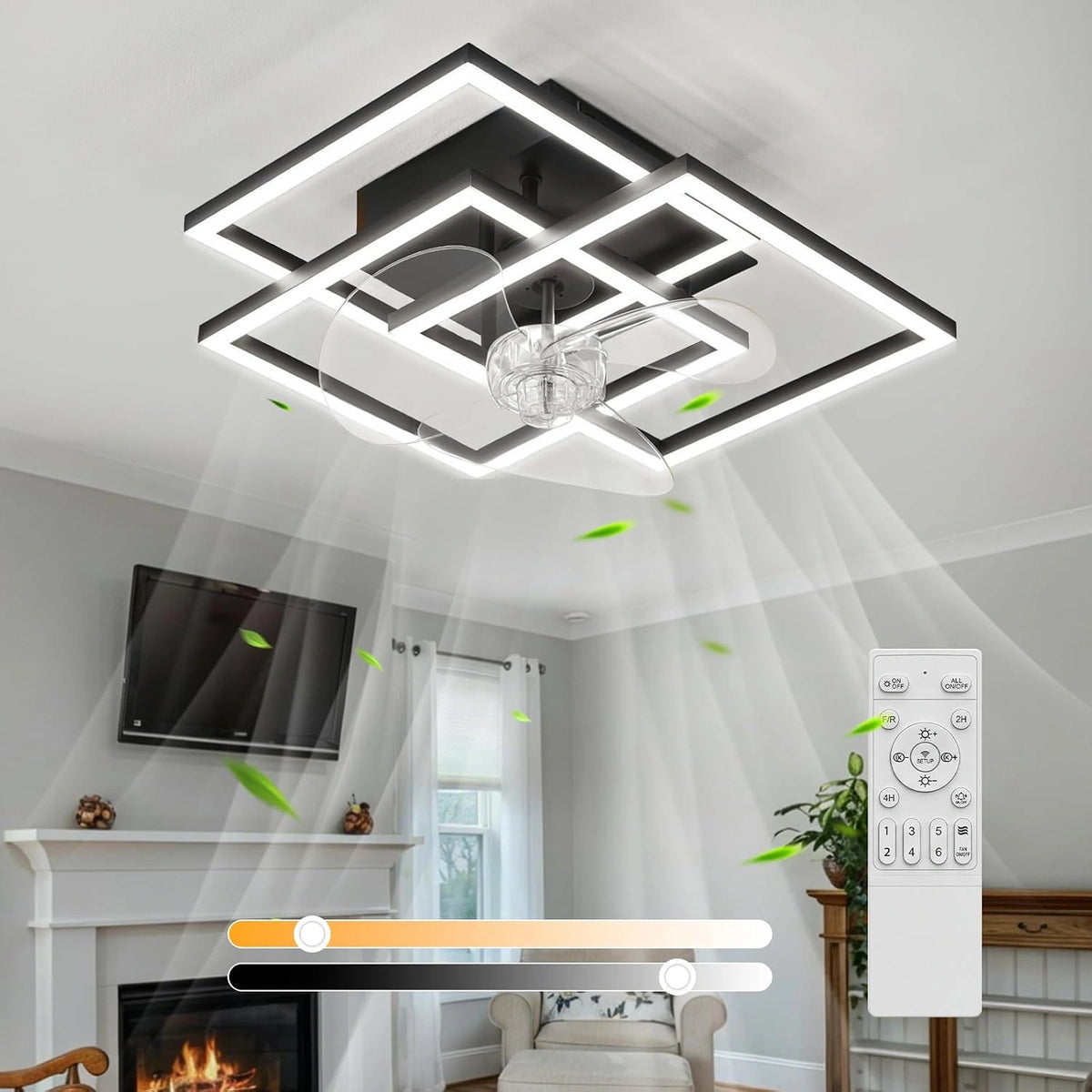 Homefire, Ventilatore da soffitto, silenzioso