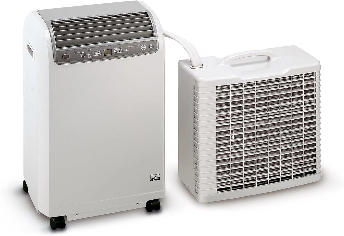 Remko, Climatizzatore split, 4.3 KW, portatile, silenzioso, Bianco
