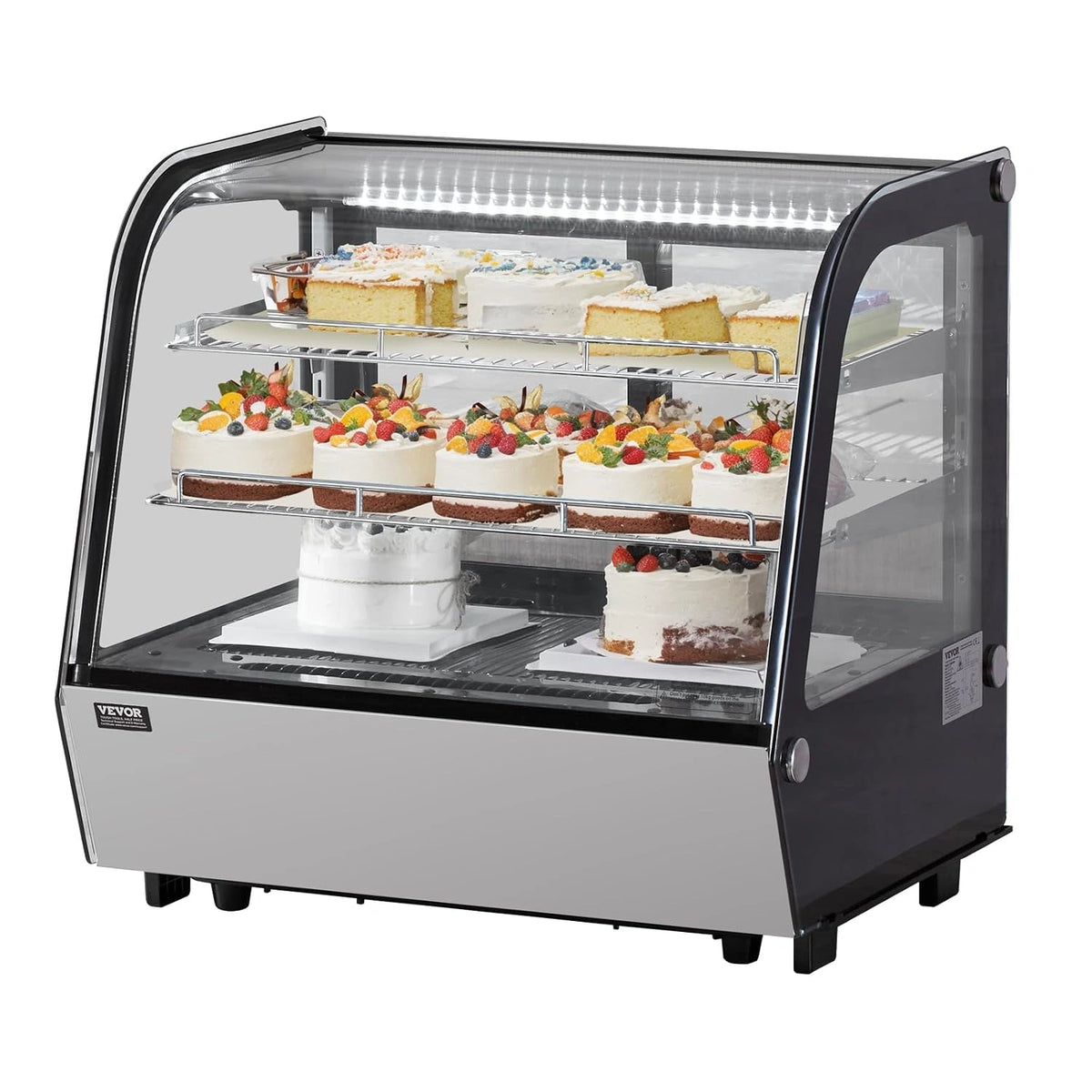 VEVOR, Frigorifero, 115 L, a LED