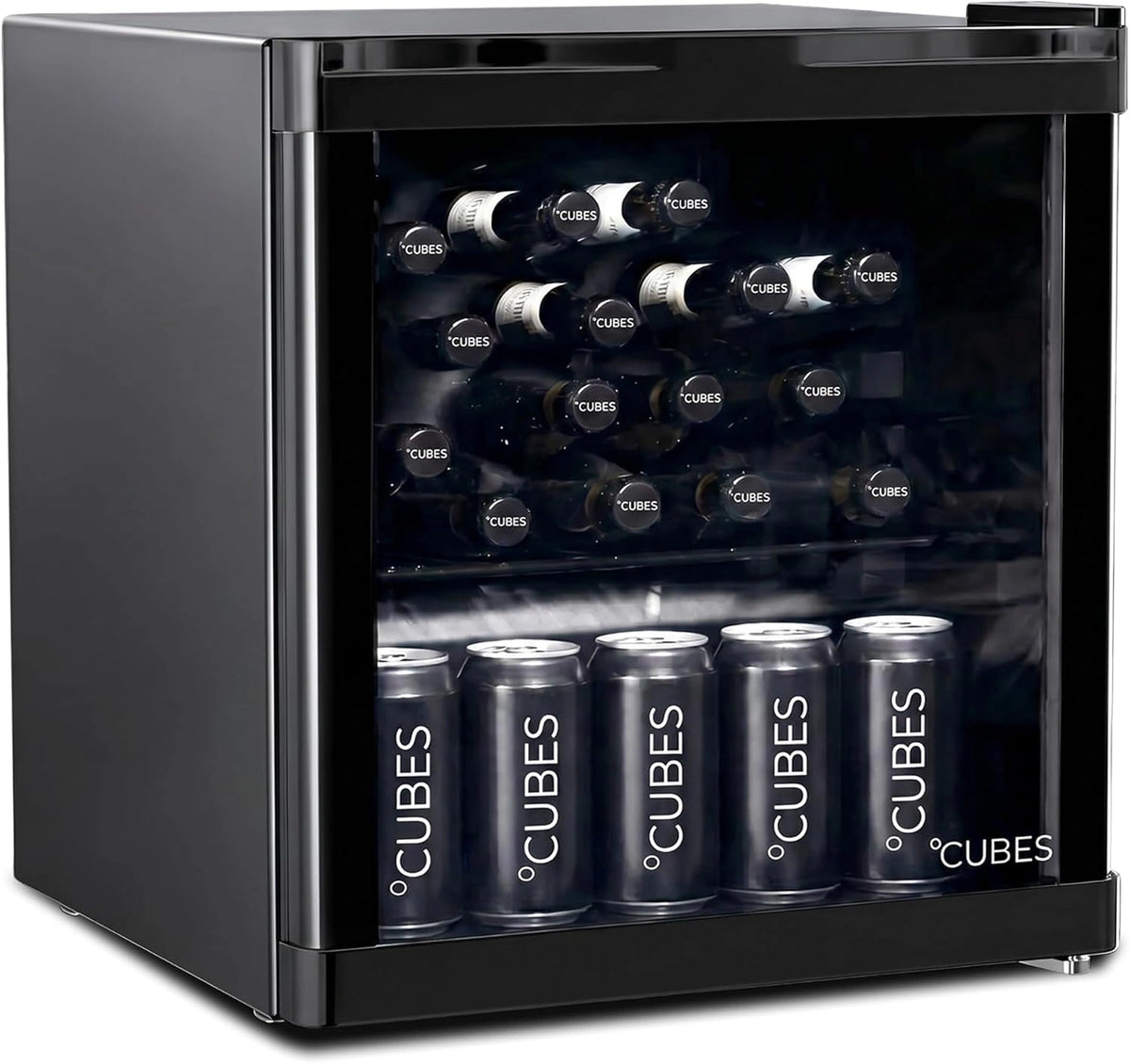 CUBES, Frigorifero, 48 l, silenzioso, Nero