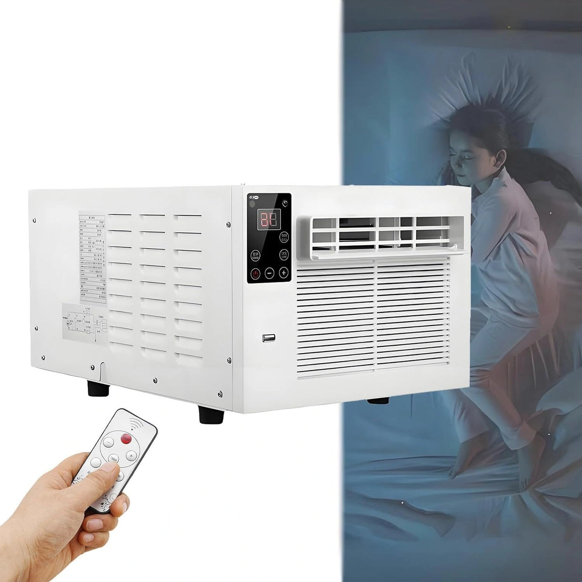 Climatizzatore portatile, con telecomando, con tecnologia inverter, portatile