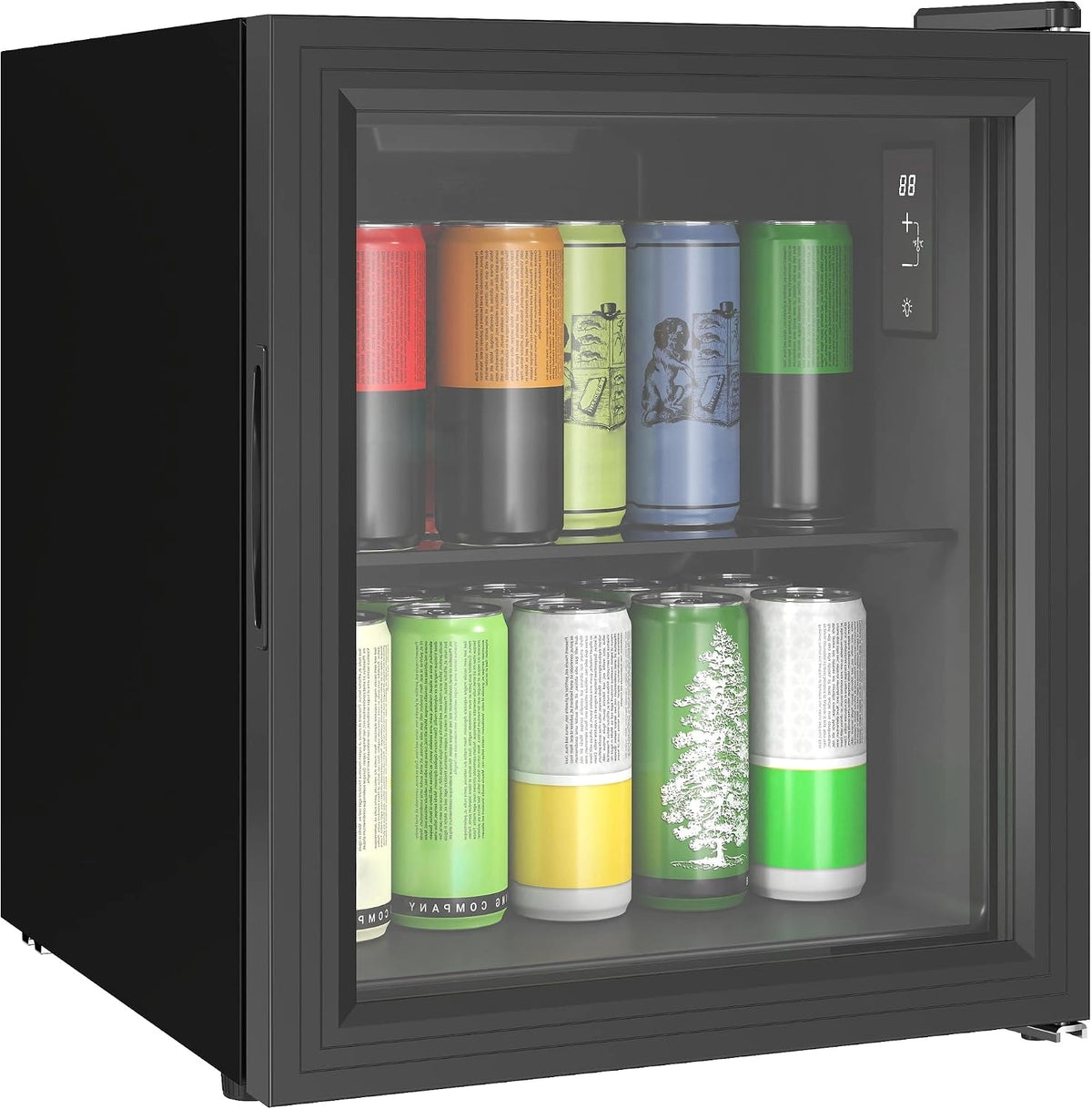 HOMCOM, Cantinetta refrigerata, 46L, Nero