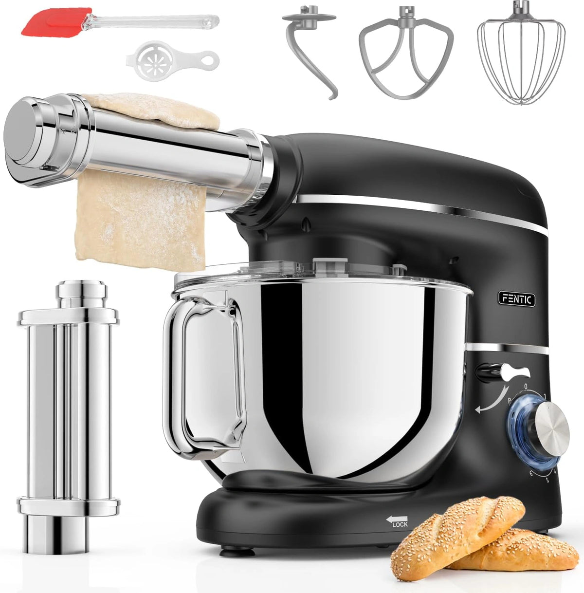 Impastatrice, Robot da cucina, 2000W, 6.2L