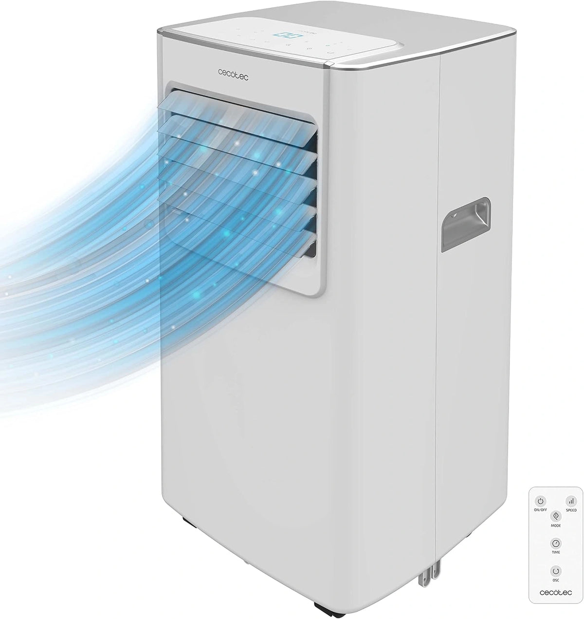 Cecotec, Climatizzatore portatile, 7000 BTU, con telecomando, con display digitale, a LED