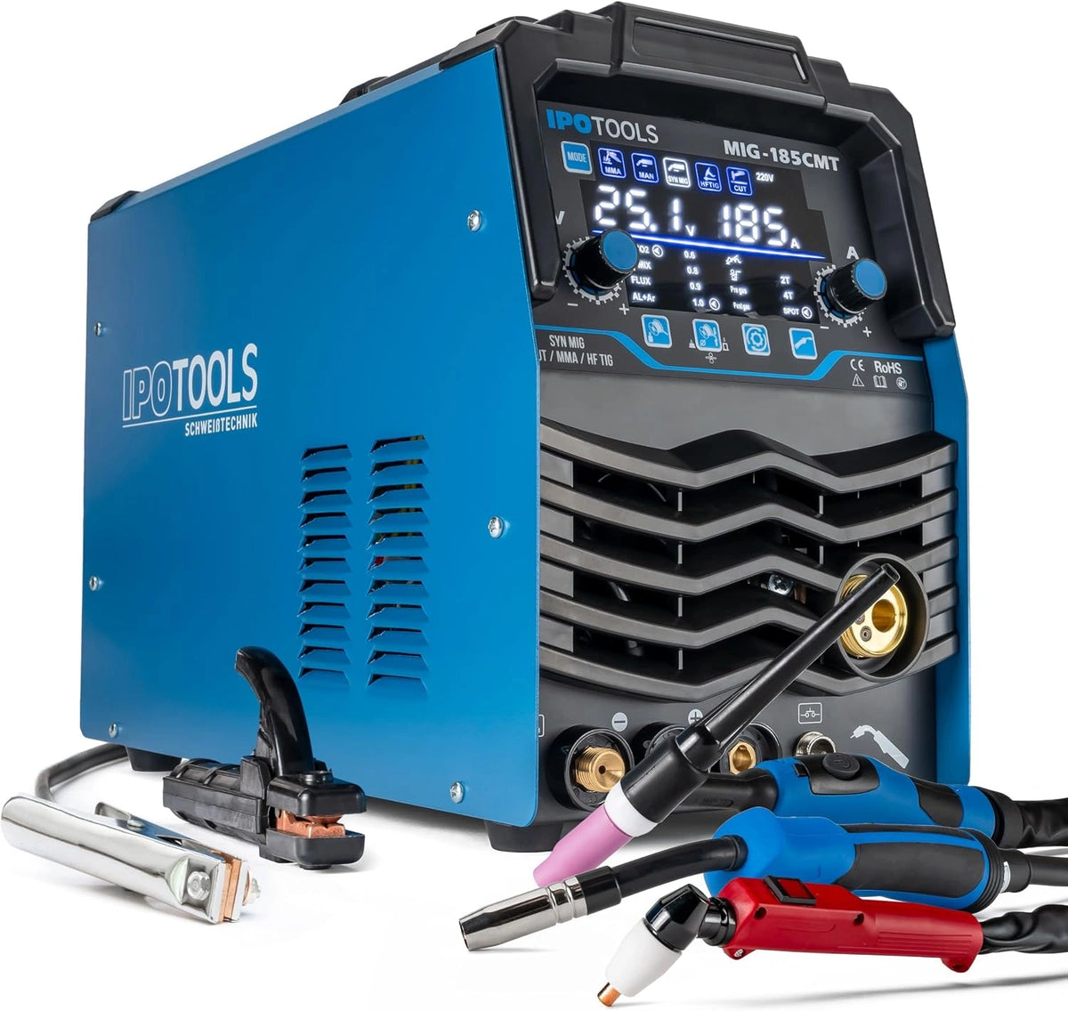 IPOTOOLS, Saldatrice, 230 V, con tecnologia inverter