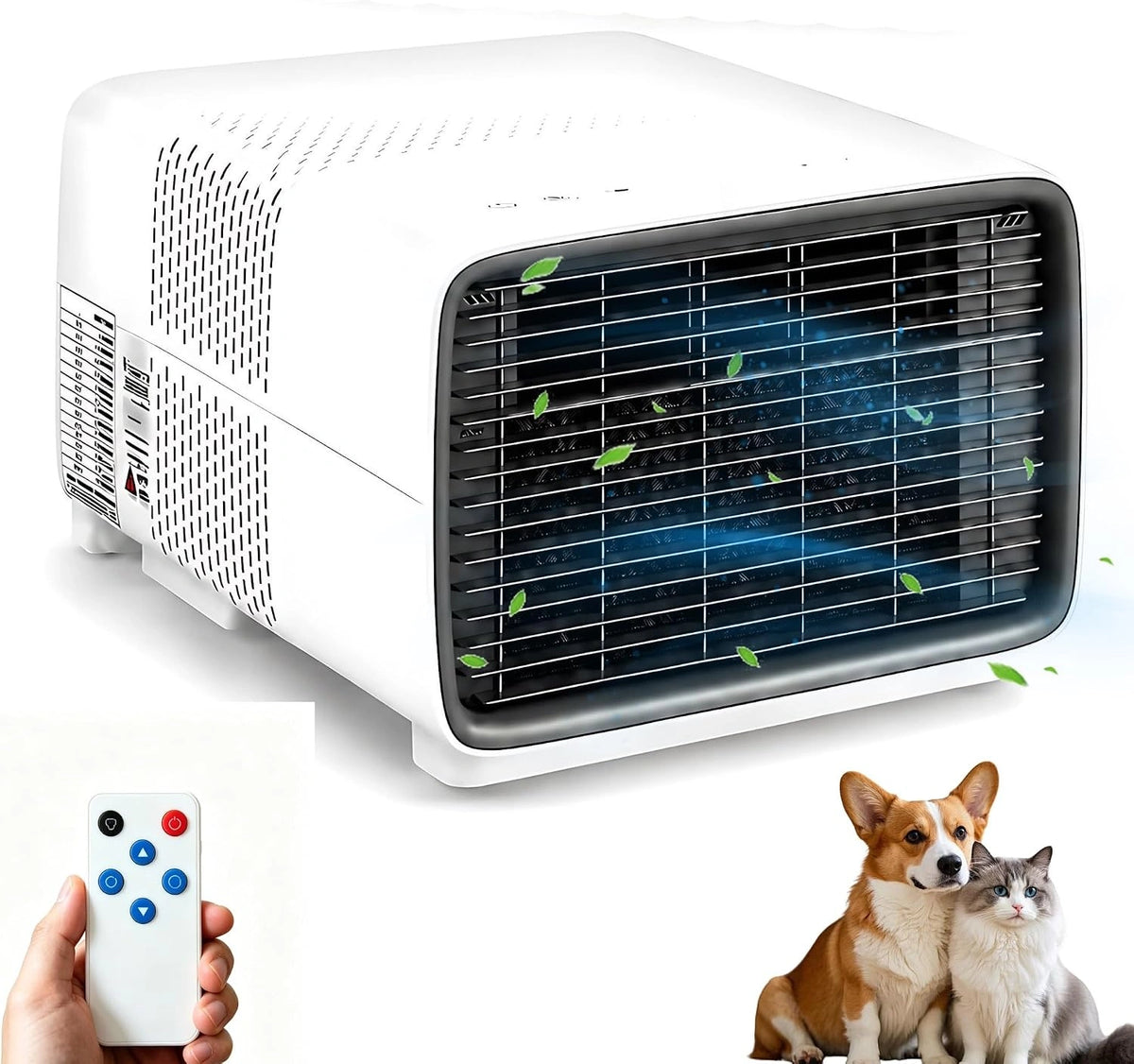 Climatizzatore portatile, 2700 BTU, 45dB, portatile, silenzioso, multifunzione